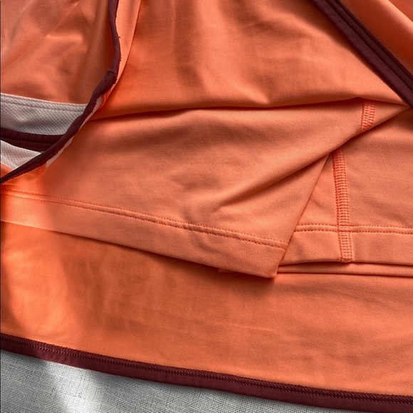 Nike Women's Athletic Dry Fit Skort - Orange and Burgundy - Picture 7 of 10